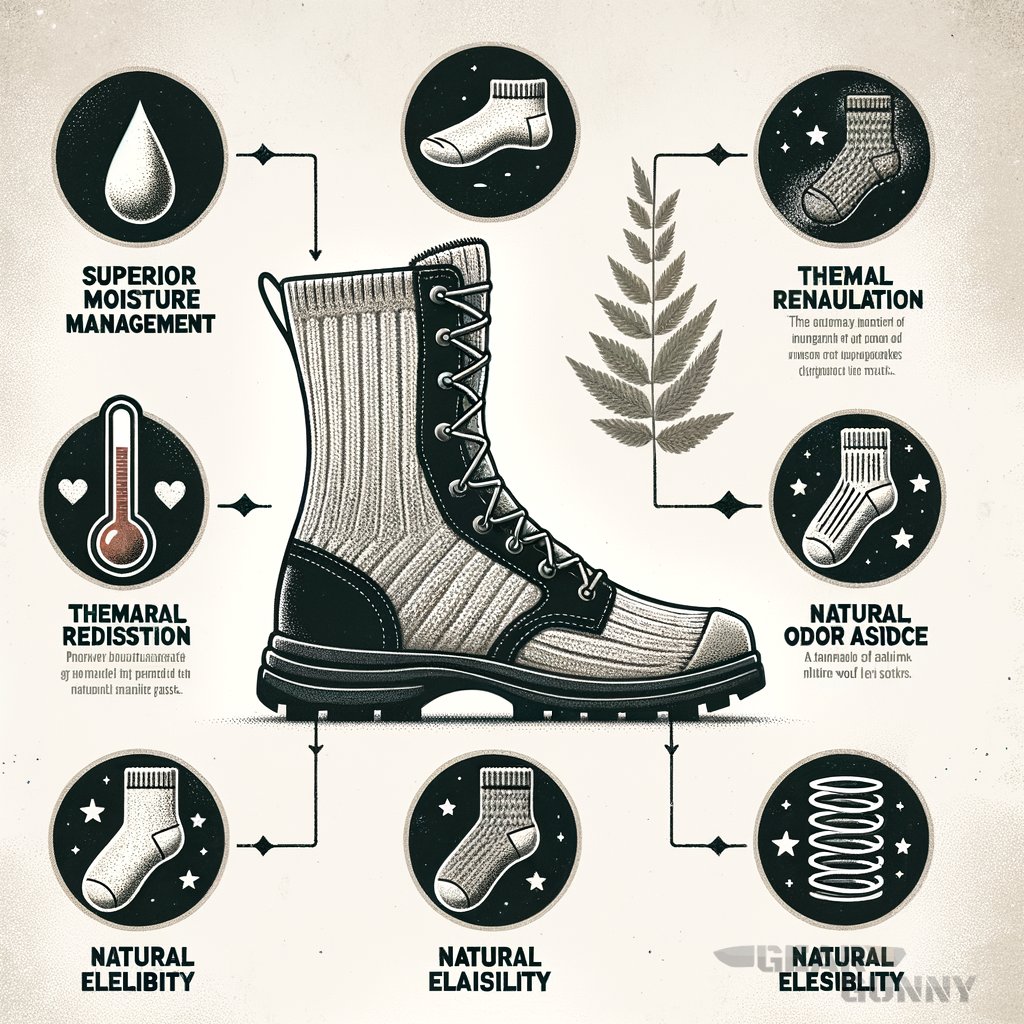 Supplemental image for a blog post called 'merino wool socks: why do military professionals prefer them? (discover the benefits)'.